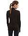 PattyBoutik Women's Open Front Pockets Cardigan (Black M)
