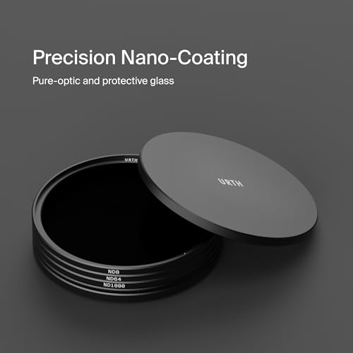 Urth 40.5mm Magnetic Filter Kit ND8, ND64, ND1000 (Plus) for 3 in 1 Lens — Neutral Density, 20 Layer Nano-Coating, HD Optical Glass Camera Filter with 2 Caps