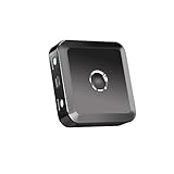 SUPRBIRD Bluetooth 4.0 Transmitter / Receiver, 2-in-1 Wireless 3.5mm Audio Adapter (aptX Low Latency, 2 Devices Simultaneously, For TV / Home Sound System)
