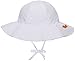Jasmine Kids' UPF 50+ Sun Protection Wide Brim Safari Bucket Hat,White,12-24 Mon