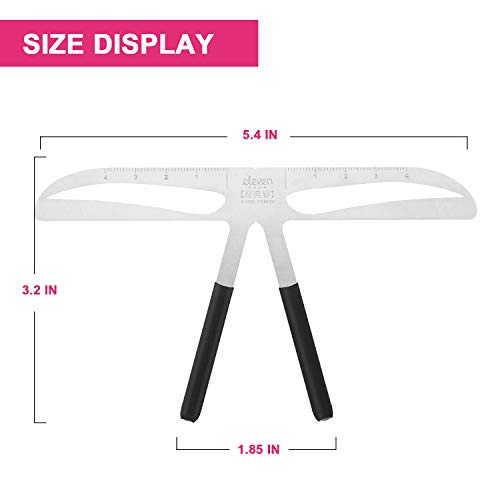 Eyebrow Stencil Ruler for Eyebrows Enhancer Grooming Stencil Shaper Ruler(8)