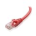 Cable Matters 10Gbps 5-Pack Snagless Short Cat 6 Ethernet Cable - 3ft, Cat 6 Cable, Cat6 Cord, Ethernet Cord, Red