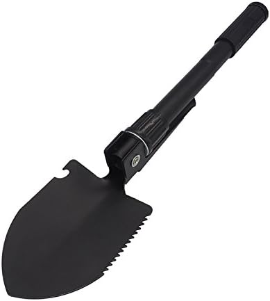 MEET Y Portable Folding Shovel,Compact Camping Gear for Car,Gardening,Snow Shovel with Carry Pouch