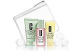 Clinique 3-Step Kit Travel Size - Combination Oily to Oily Skin (Type 3/4)