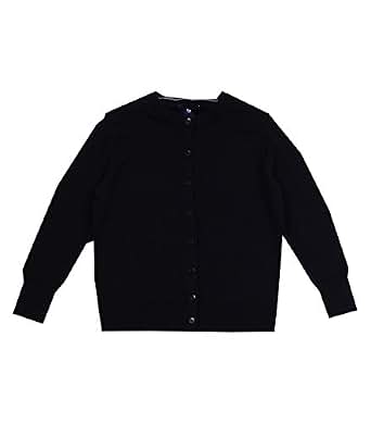 red snap cardigan