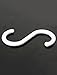 uxcell Plastic S Shape Hooks Hangers Clasp for Home Organization 5PCS