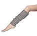 SPHTOEO Women Lady Fashion Knee High Leg Socks Banket Winter Knit Crochet Warmer Legging (light gray)