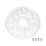 POWERTEC 71381 Universal Router Base Plate for Trim Routers | Compact Router Plate with Screws