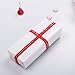 JAM Paper Gift Wrap - Glossy Wrapping Paper - 25 Sq Ft (30 in x 10 Ft) - White - Roll Sold Individually