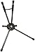 K&M König & Meyer Saxxy Saxophone In-Bell Tripod 3 Leg Stand 14340.000.55 | Professional Grade for all Musicians | Lightweight Ultra-Compact | Stable Secure Eb Alto Base | Made in Germany Black