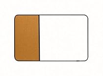 Post-it Sticky Cork and Dry Erase Board, Post 22 x 34-Inches, Black and Gray