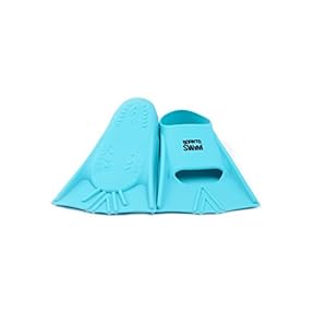 BornToSwim Kinder Junior Silikon Kurze Trainingsschwimmflossen für Schwimmtraining Bequeme Flossen Trainingsflossen, Türkis, 30-32 EU 4 Schnorchelmasken 31qsJAMiXBL. SS300 Weicher Silikonabsatz
Flexible Spitze zur Entlastung des Knöchelgelenks
Anti-Rutsch-Haftung