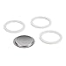 Bialetti Stainless Steel Gasket Filter Plate Replacement Parts, 4-Cup Venus, Musa, Kitty