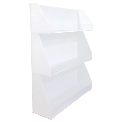 Pana Brand Big Acrylic Display Organizer Rack (Fits Spice Bottles, Nail Polish, Jars, and More) (WHITE)