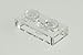 500x Lego Clear Translucent 1x2 Flat Plates Super Pack