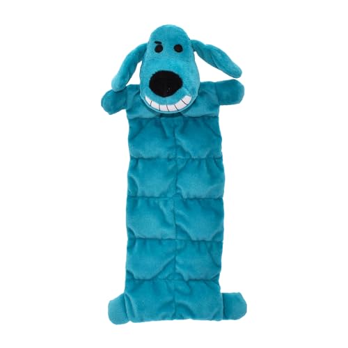 Multipet Original Loofa Dog Plush Toy Mat - Squeaky Toys for All Dogs - Extra S…
