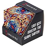 Shashibo Shape Shifting Box - Award-Winning STEM Fidget Toy with Ultra Strong Magnets - Puzzle Cube Transforms Into 100+ Shapes, Perfect Sensory Gift for Kids, Teens, and Adults (Spaced Out)