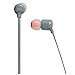 JBL T110BT Wireless in-Ear Headphones Three-Button Remote Microphone (Gray)