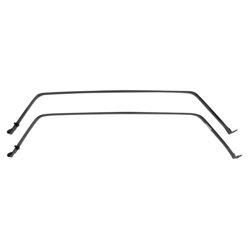 TRQ Fuel Tank Strap Black Compatible with 77-85 Buick 77-92 Cadillac 80-90 Chev…