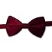 TopTie Mens Formal Tuxedo Solid Color Satin Bow Tie Classic Pre-Tied Bow Tie