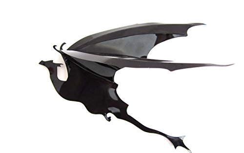 Megrocle 3D Dragon Wall Decor DIY Scary Black Dragon Wall Decals Removable Window Stickers Halloween PVC Party Supplies Decorations,14 pcs - Thumbnail 2