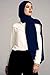 VOILE CHIC Premium Chiffon Hijab Scarf For Women Wrap Head Scarf (Non-Slip) (Navy Blue)