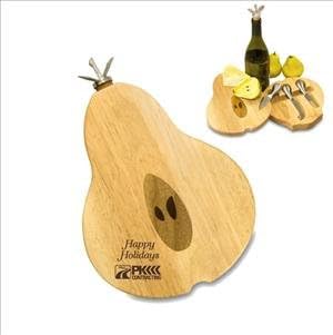 ANEDesigns Pear Shaped Cheese Board - Laser Engraved