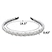 ANBALA Headbands for Women, 6 Pack Fashion Crystal Beaded Headbands Rhinestone Headbands Hair Accessories for Women Hair Hoop Hairbands Headwear