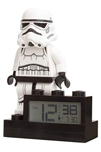 LEGO Star Wars 9004032 Wecker auf einem Fuß mit Stormtrooper als Minifigur und mit einem für diesen Charakter typischen… – Bild 3