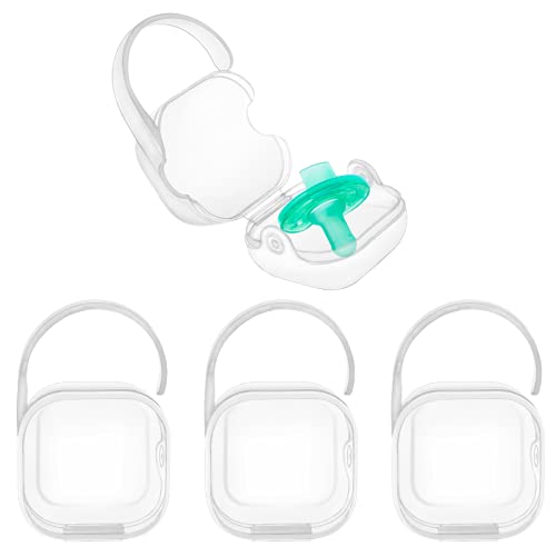LANEYLI Pacifier Case Pacifier Holder Case Pacifier Clip Binky Holder