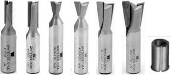 Whiteside Router Bits D108 Leigh Set, 7-Piece by Anchor Fasteners