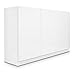 PeetsPets Durable Wood Aquarium Stand with Storage, Up to 29, 40, 55 gal. (55 Gallon, White Gloss)thumb 1