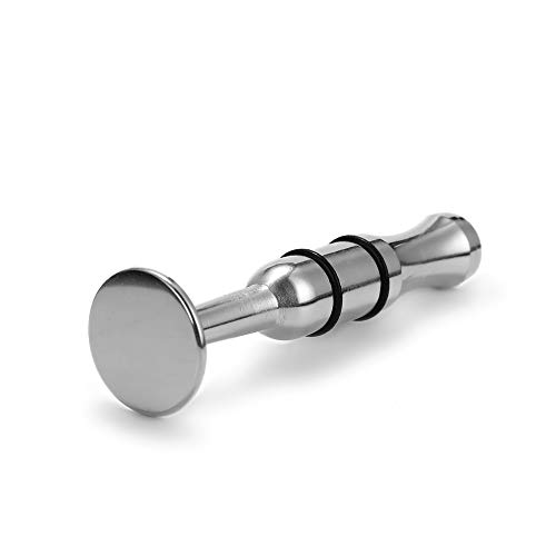 Muslady Mouthpiece Mouth Strength Trainer Silver for Saxophone Horn Trombone Tuba Accessories - Thumbnail 3