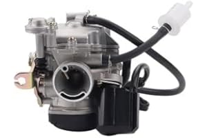 AloneGoer 49cc 50cc Scooter Carburetor GY6 Compatible with 4 Stroke Taotao Carburetor 18mm Big Bore 139QMB 139QMA PD18J Engines Moped ATV Go Kart Quads Buggy Kymco