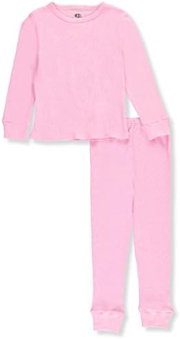Ice2O Little Girls' Toddler 2-Piece Thermal Long Underwear Set - pink, 3t