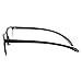 Neck Hanging Tri-Focal 3 Power Progressive Multifocal Reading Glasses - No Line (Black, 2.50)