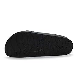 FUNKYMONKEY Women's Comfort Slides Double Buckle