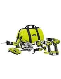 Ryobi 18-volt One + iones de litio modelo Ultimate Combo Kit de herramientas de energía (6-tool) : P884 por Ryobi