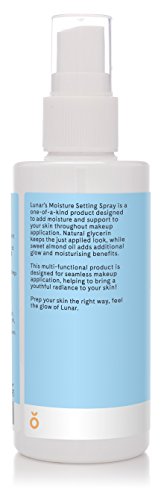 Makeup Moisture Setting Spray by Lunar Glow. A Finishing Spray for Face and Skin 100ml.