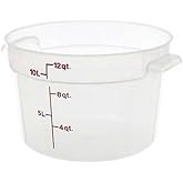 Cambro (RFS12PP190) 12 qt Round Polypropylene Food Storage Container - Camwear®