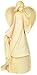 Foundations October Monthly Angel Stone Resin Figurine, 7.5”