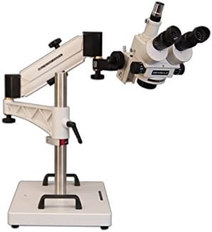 Meiji Techno America EMZ-5TR+MA502+FSC+SAS-4 0.7X - 4.5X Trinocular Zoom Stereo Body, Eyepiece, Focus Block, Articulating Heavy Duty Stand