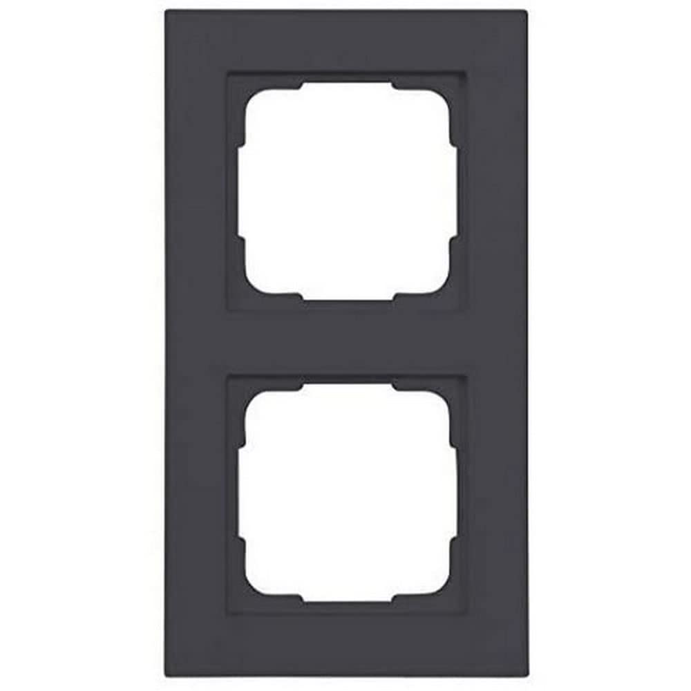OPUS® 55 Fusion Socket Covers Frame 2-Way Design Anthracite Satin Gloss