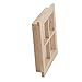 Dollhouse Miniature Wooden 4 Pane Window DIY Accessory