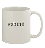 #shinji - 11oz Ceramic White Coffee Mug, White