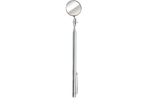 ULLMAN Inspection Mirror,XL Telescoping,10in.L