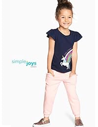 Pantalones de forro polar sin mangas para niñas pequeñas de Carter, Simple Joys by Carter