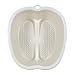 Ownest Foot Bath Spa,Water Spa and Foot Massage, Sturdy Plastic Foot Basin for Soaking Foot,Toe Nails, and Ankles,Pedicure,Portable Foot Tub-Whitethumb 1