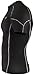JustOneStyle New 014 Skin Tight Compression Base Layer Black T Shirt Short Sleeve Mens