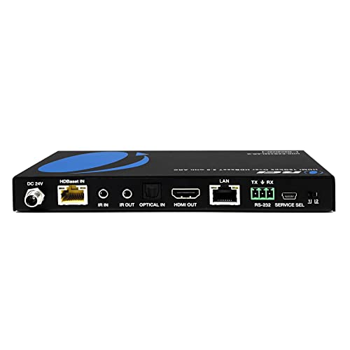 4K ARC HDMI Extender Balun by OREI HDBaseT UltraHD 4K 60Hz 444 Over Single CAT5e/6/7 Cable